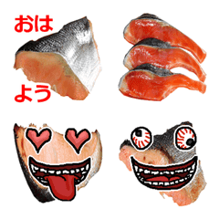 Salmon syake emoji 2