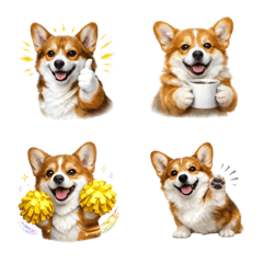 使いやすい！コーギー絵文字
