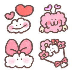 Mokmokchan pink emoji