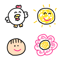 Cute, drawn by a child