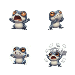 呆萌蛙蛙發出強烈的拒絕信號