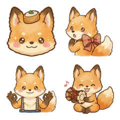 Kon-chan's Classic Emoji Collection!