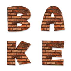 Brick Block Alphabet