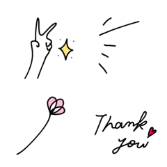 Monotone, greetings, handwritten