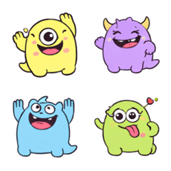 Amigos Blob Coloridos Humor Diario