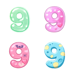 อิโมจิ เลข ชุด 121