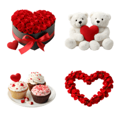 Valentine Accent Emoji Set 04