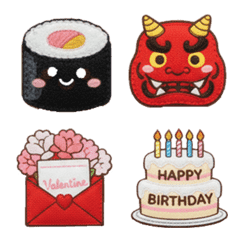 Seasonal Emoji Ehomaki Bean Throwing