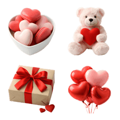 Valentine Accent Emoji Set 05