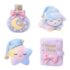 Dreamy Plush Objects Emoji 01
