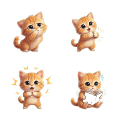 喵喵貓咪 努力工作中