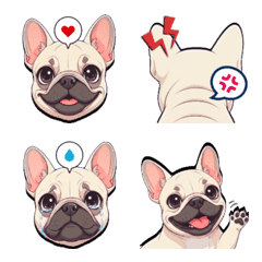 French Bulldog Coco Daily Life (Emoji)