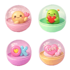 gacha cute pink emoji
