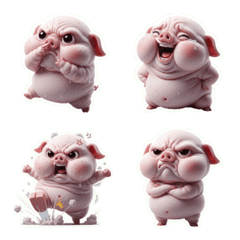 ลูกหมูซื่อบื้อสุดน่ารัก