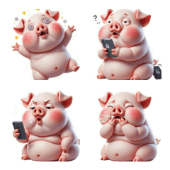 ピンクの子豚ちゃん