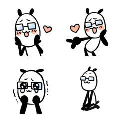 メガネパンダえもじ