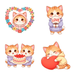 Hoodie Cats Emoji Dairy-Cheers-Heart