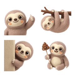 Healing sloth emoji
