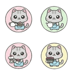 まるちょ風アメリカンショートヘア　カフェ