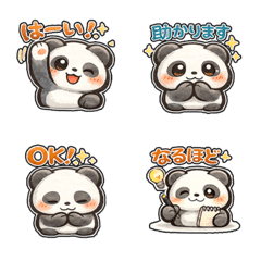 Panda stamps of everyday situations!