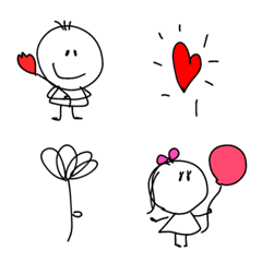 Cute, stylish, line art