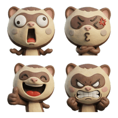 Moving 3D Ferret  26