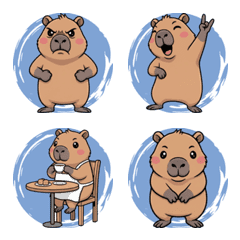 Healing Capybara (Blue)