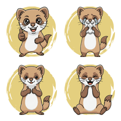 Mischievous Ferret (Yellow)