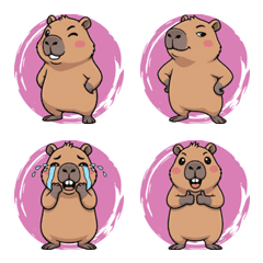 Healing Capybara (Pink)