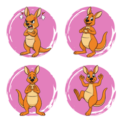 Energetic Kangaroo (Pink)