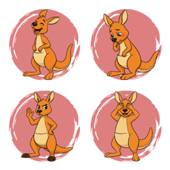 Energetic Kangaroo (Red)