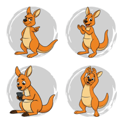 Energetic Kangaroo (Gray)