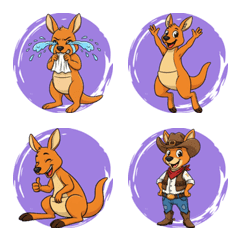 Energetic Kangaroo (Purple)