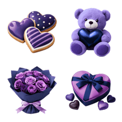 Valentine Accent Emoji Set 07