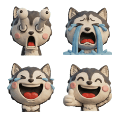 Moving 3D Malamute  26