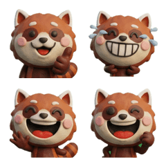 Moving 3D Red Panda  26