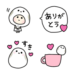 ほんわか♡シマエナガパーカー（ハート）