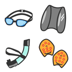水泳道具の絵文字