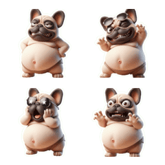 おデブなフレンチブルドッグ「ごはんまだ？