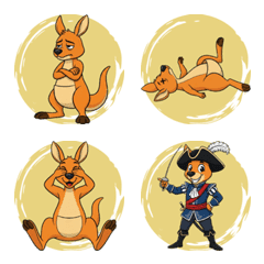 Energetic Kangaroo (Yellow)