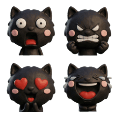 3D Bombay Cat  25