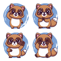 Tanuki's Funny Reactions (Blue)