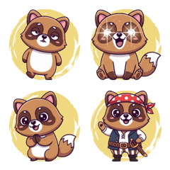 Tanuki's Funny Reactions (Yellow)