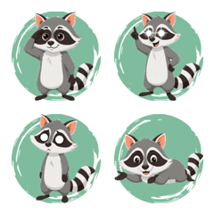 Raccoon's Secret Mood (Green)