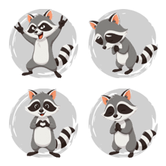 Raccoon's Secret Mood (Gray)