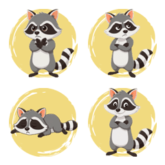 Raccoon's Secret Mood (Yellow)