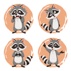 Raccoon's Secret Mood (Orange)