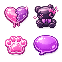 Cute! sticker-Style Emojis