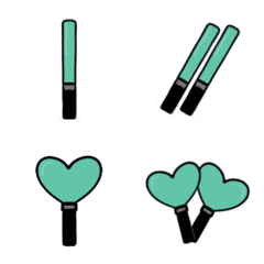 penlight blue green
