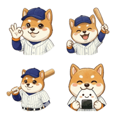 Baseball Shiba Inu